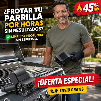 Cepillo Eléctrico – Limpia Parrillas – Adiós Grasa Pegada!