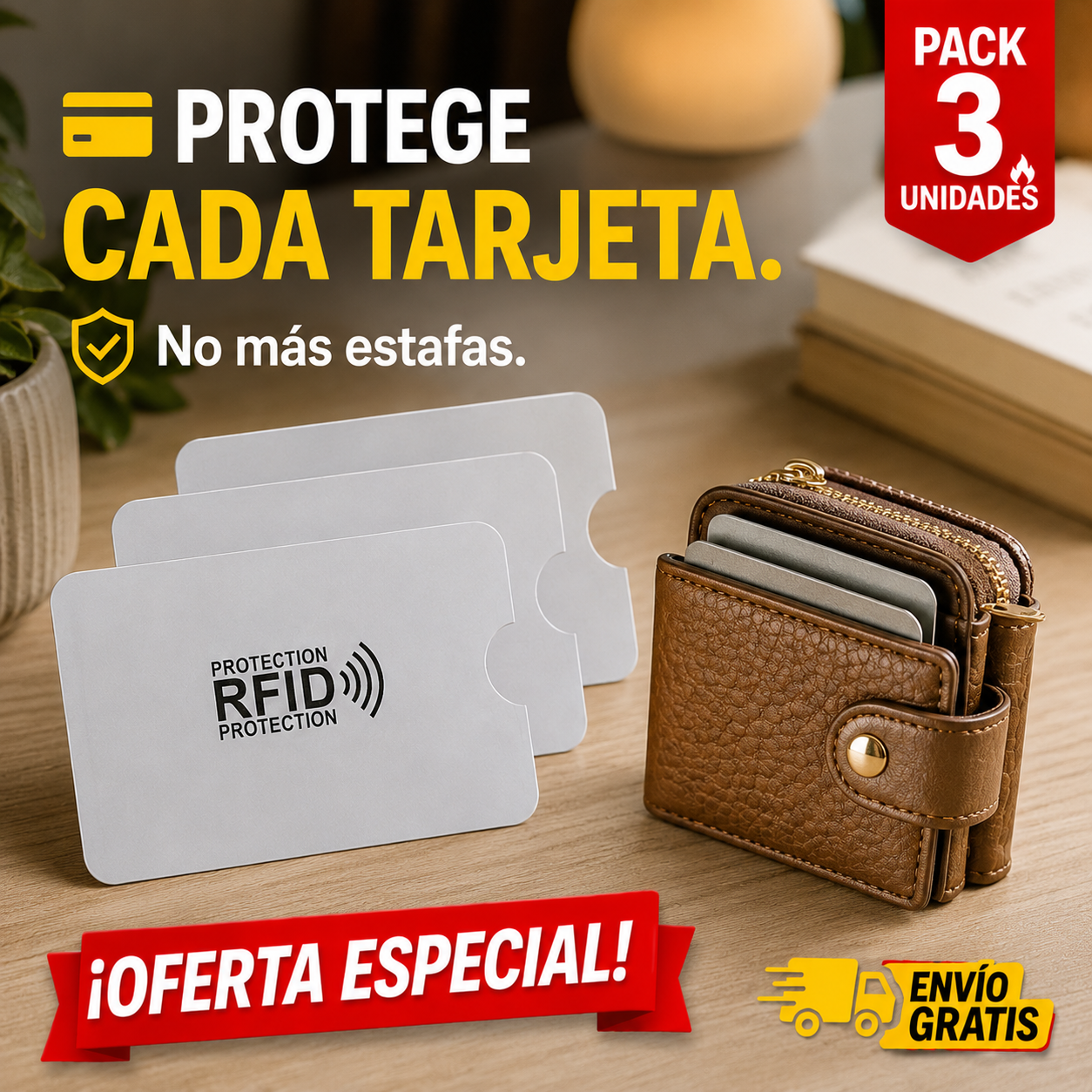 Escudo Tarjetas – Bloquea Estafas – Seguridad Total en tu Bolsillo!