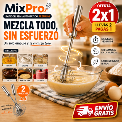 WhiskPro – Bate Rápido – Libera tu Tiempo en la Cocina