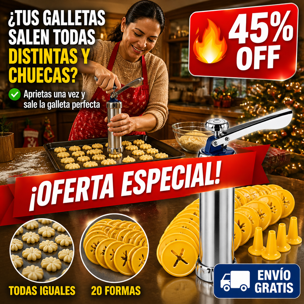 Máquina para Hacer Galletas – 20 Formas en un Apretón — imagen 1