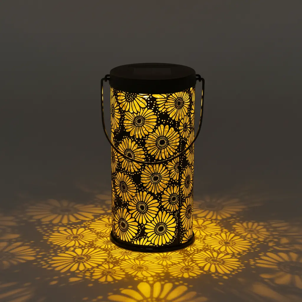 Farol Solar de Girasoles – Proyecta Flores en el Suelo Toda la Noche — imagen 3
