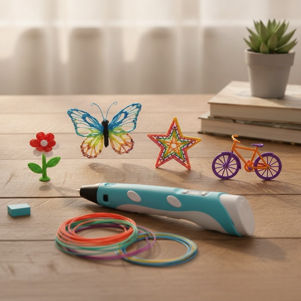 Lápiz 3D para Niños – Lo que Dibuja Queda Parado sobre la Mesa — imagen 3