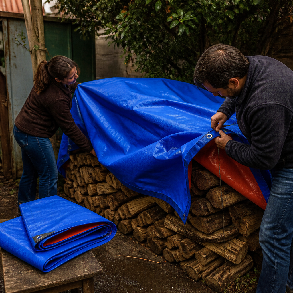 Lona Impermeable Reforzada – Nada de lo que Tapas se Moja! — imagen 2