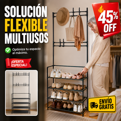 4 Nivel Zapatero Organizador Colgador — imagen 1