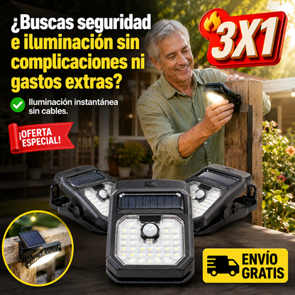 Pack X3 Lamparas Solares Clip — imagen 1