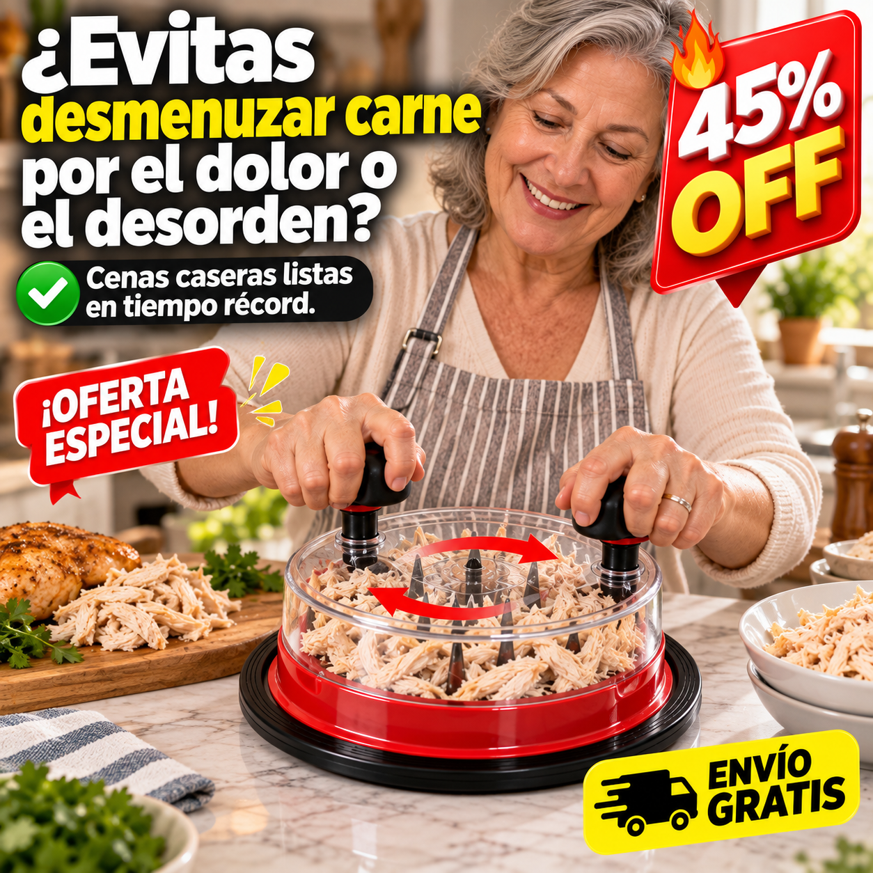 Desmenuzapro Desmenuzadora De Pollo — imagen 1