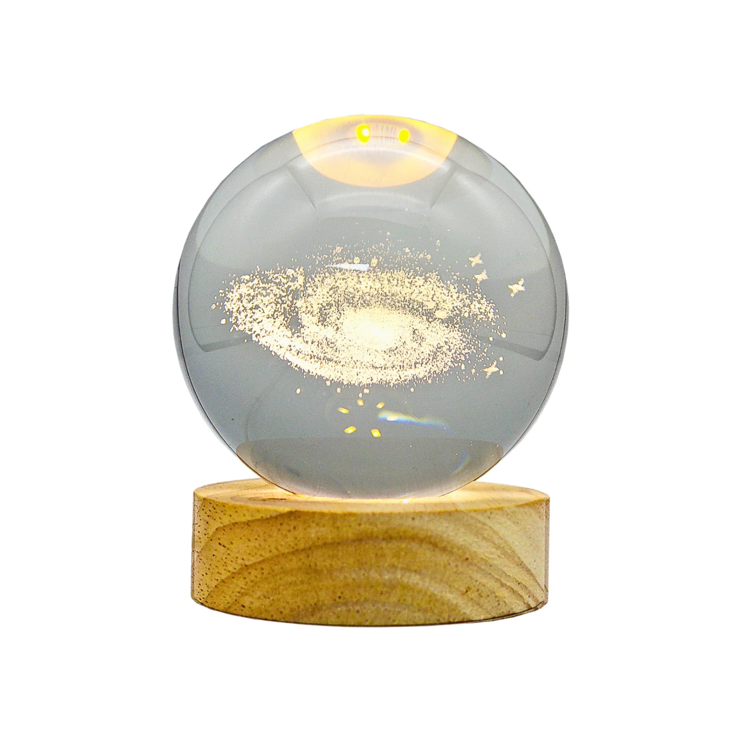 Lampara Bola De Cristal Led Galaxia — imagen 3