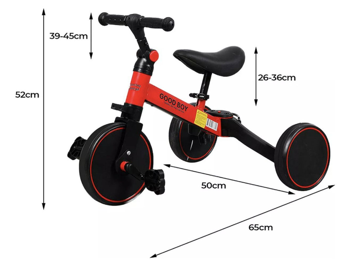 Triciclo Correpasillo Plegable 3 En 1 — imagen 3