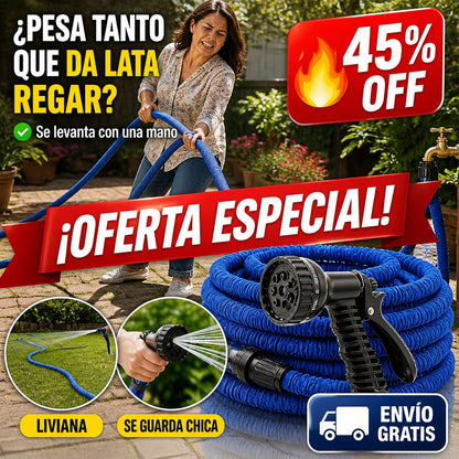 Manguera Expandible 22,5 m – Se Estira Sola y se Guarda Chica — imagen 2