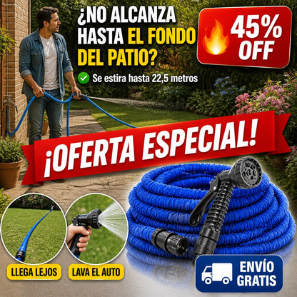 Manguera Expandible 22,5 m – Se Estira Sola y se Guarda Chica — imagen 3