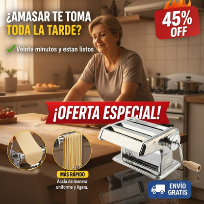 Máquina de Pasta 3 en 1 – Lámina, Tallarín y Fetuccini — imagen 3