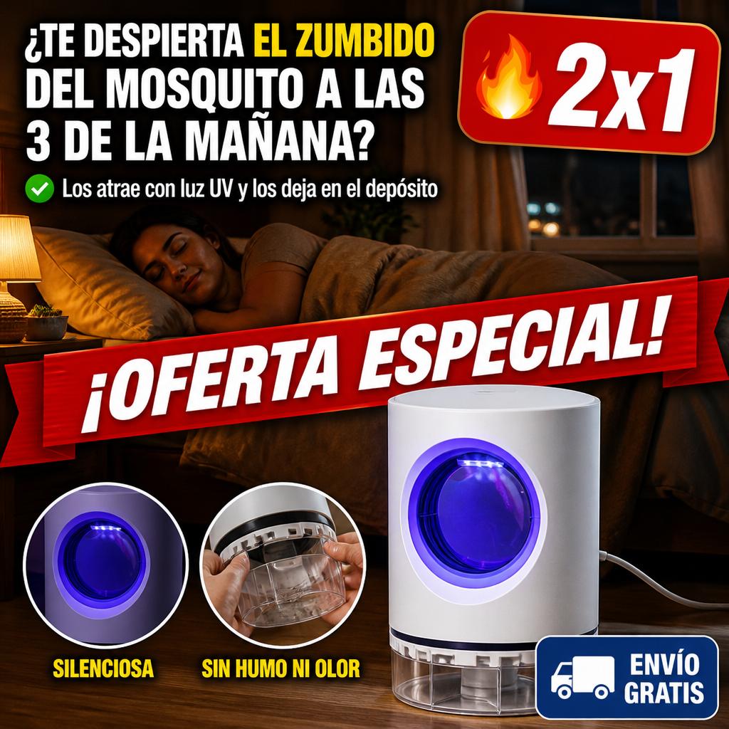 Lámpara Mata Mosquitos UV – Sin Humo, Sin Olor y Sin Veneno! — imagen 1