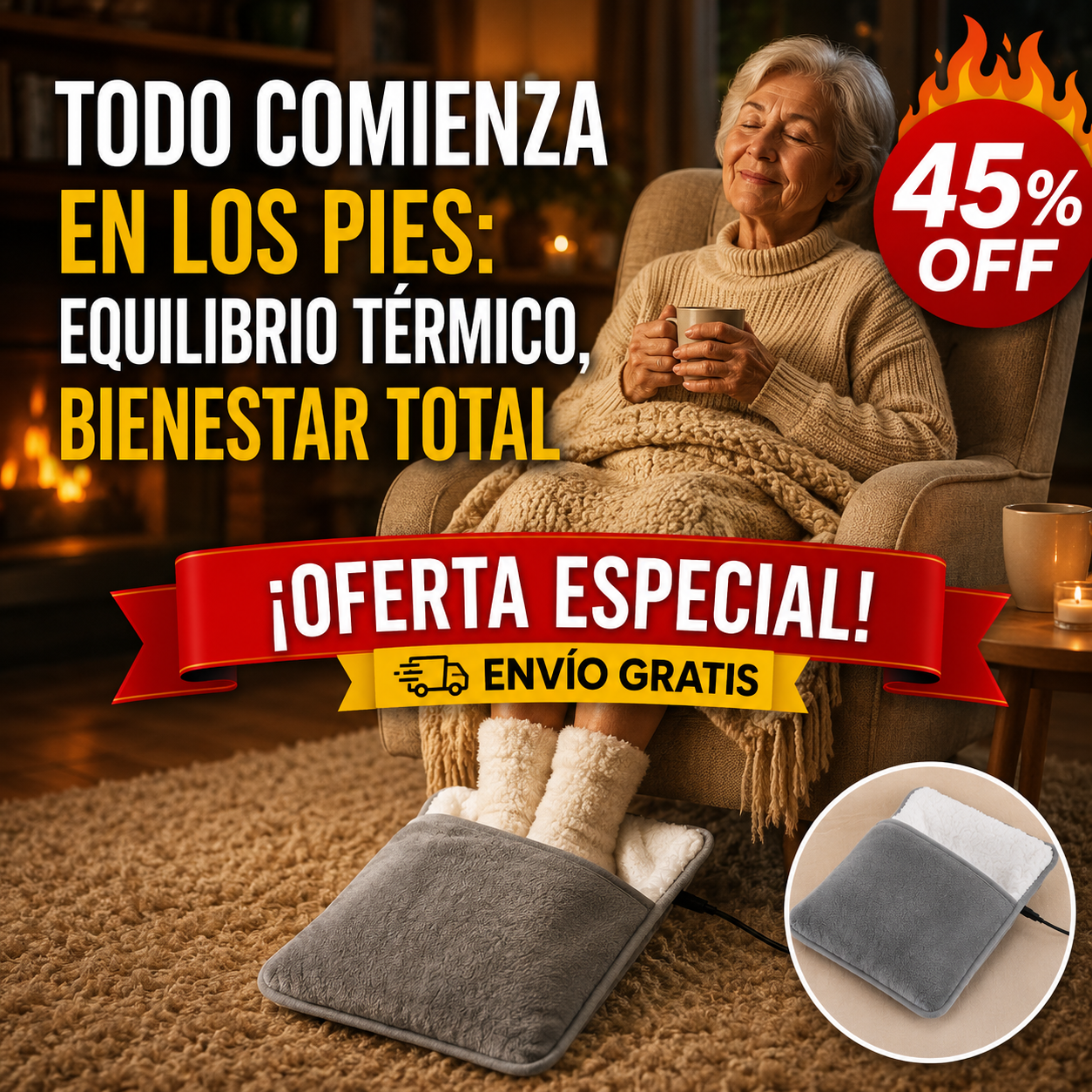 Calentador Familiar – Confort Térmico Seguro Y para Todos en Casa!