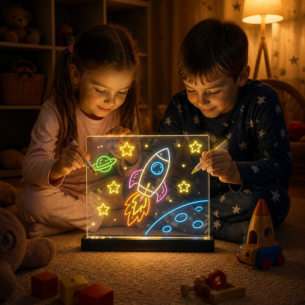 Pizarra LED para Dibujar – Dibujan con Luz y Sueltan la Pantalla — imagen 2