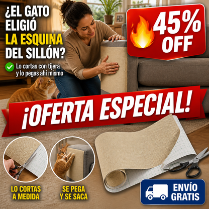 Protector Rascador Adhesivo – Lo Cortas con Tijera y lo Pegas al Sillón — imagen 1