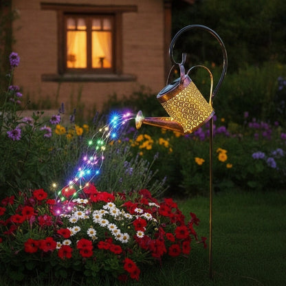 Regadera Solar Decorativa – Luces que Caen como Agua – Se Prende Sola — imagen 2
