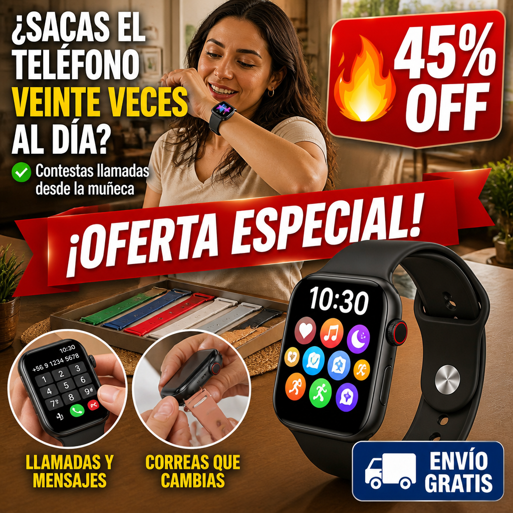 Reloj Inteligente Smart Watch Pro – Contestas Llamadas desde la Muñeca — imagen 1