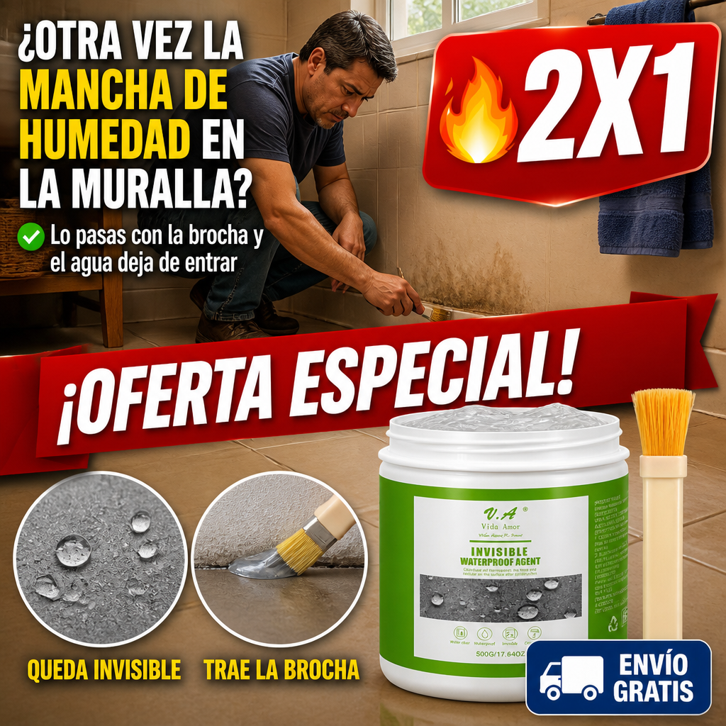 Sellador Impermeable Invisible 500g – Tapa la Gotera con una Brochada — imagen 1