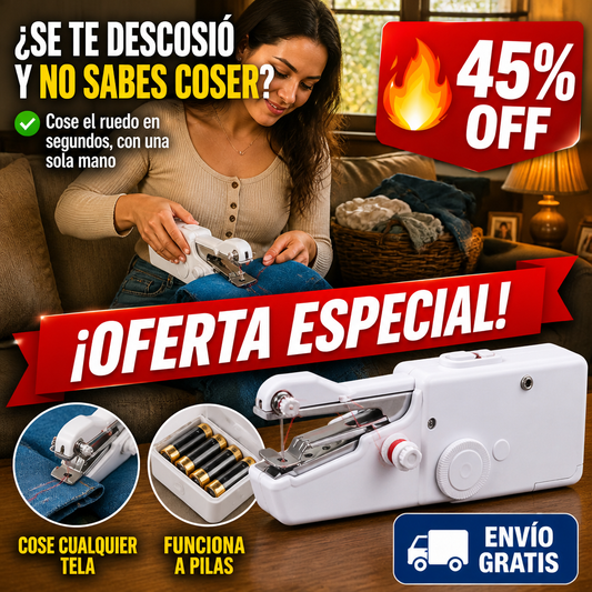 Mini maquina de coser portatil de mano