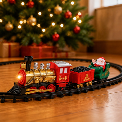 Tren Navideño 13 Piezas – Da la Vuelta al Árbol con Luz y Sonido — imagen 3