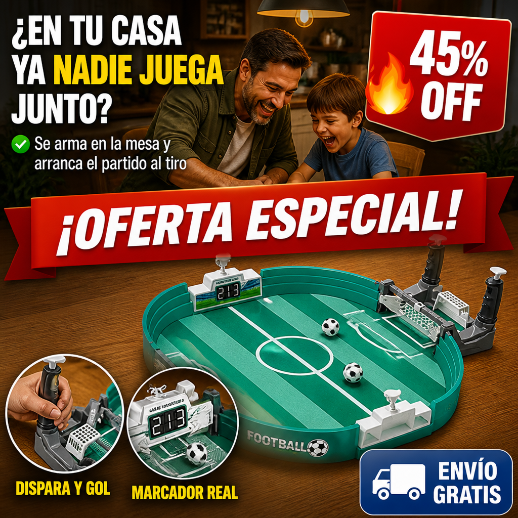 Futbol Mini Taca Taca De Mesa Pequeno — imagen 1