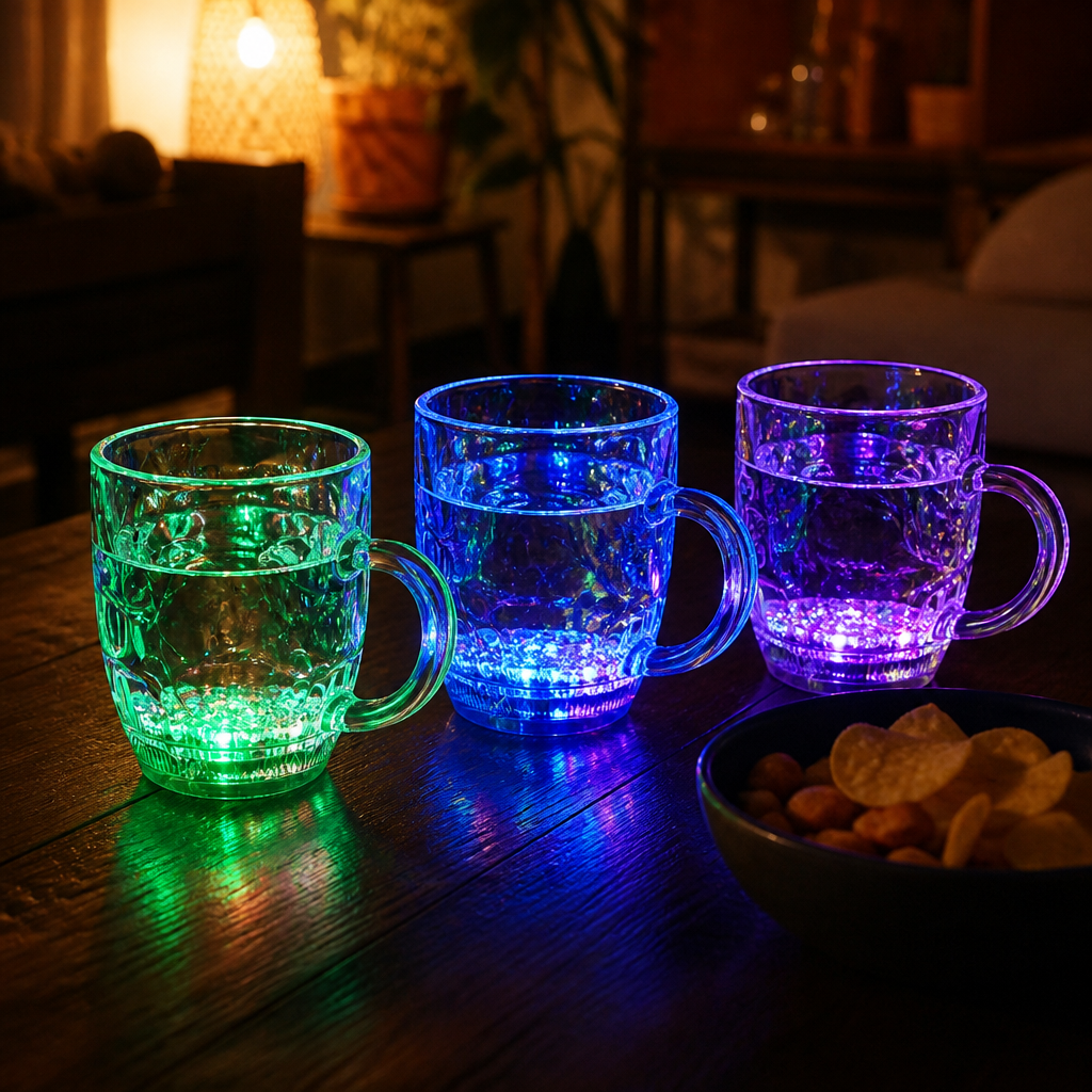 Vaso LED que se Enciende Solo al Servir – Pack — imagen 2